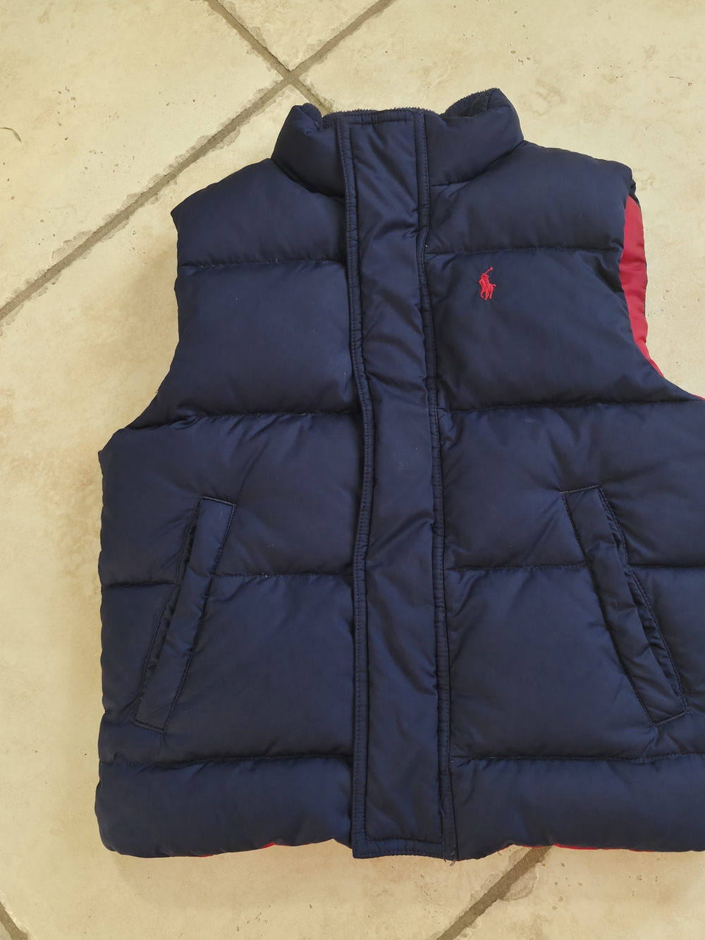 Polo by Ralph Lauren Navy Puffer Vest for Kids